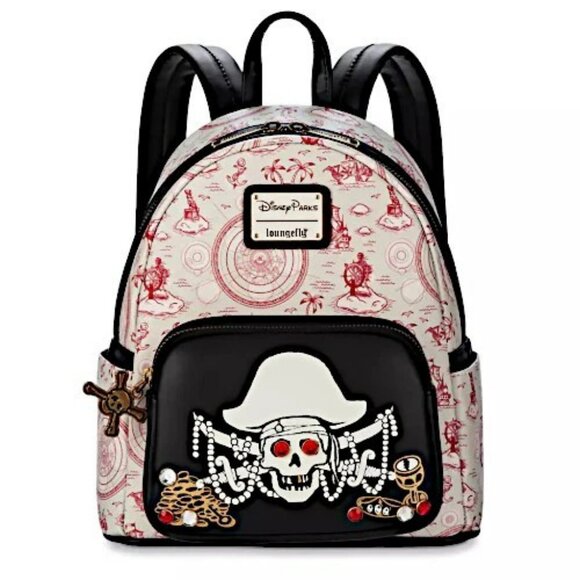 Loungefly Disney Parks Pirates Of The Caribbean Glow Mini Backpack NWT - Picture 1 of 4